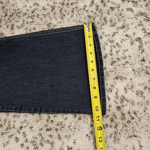 COOGI SZ 13/14 Gold Embroidered Stretch Flare Med Wash Blue Jeans Streetwear - Picture 12 of 13